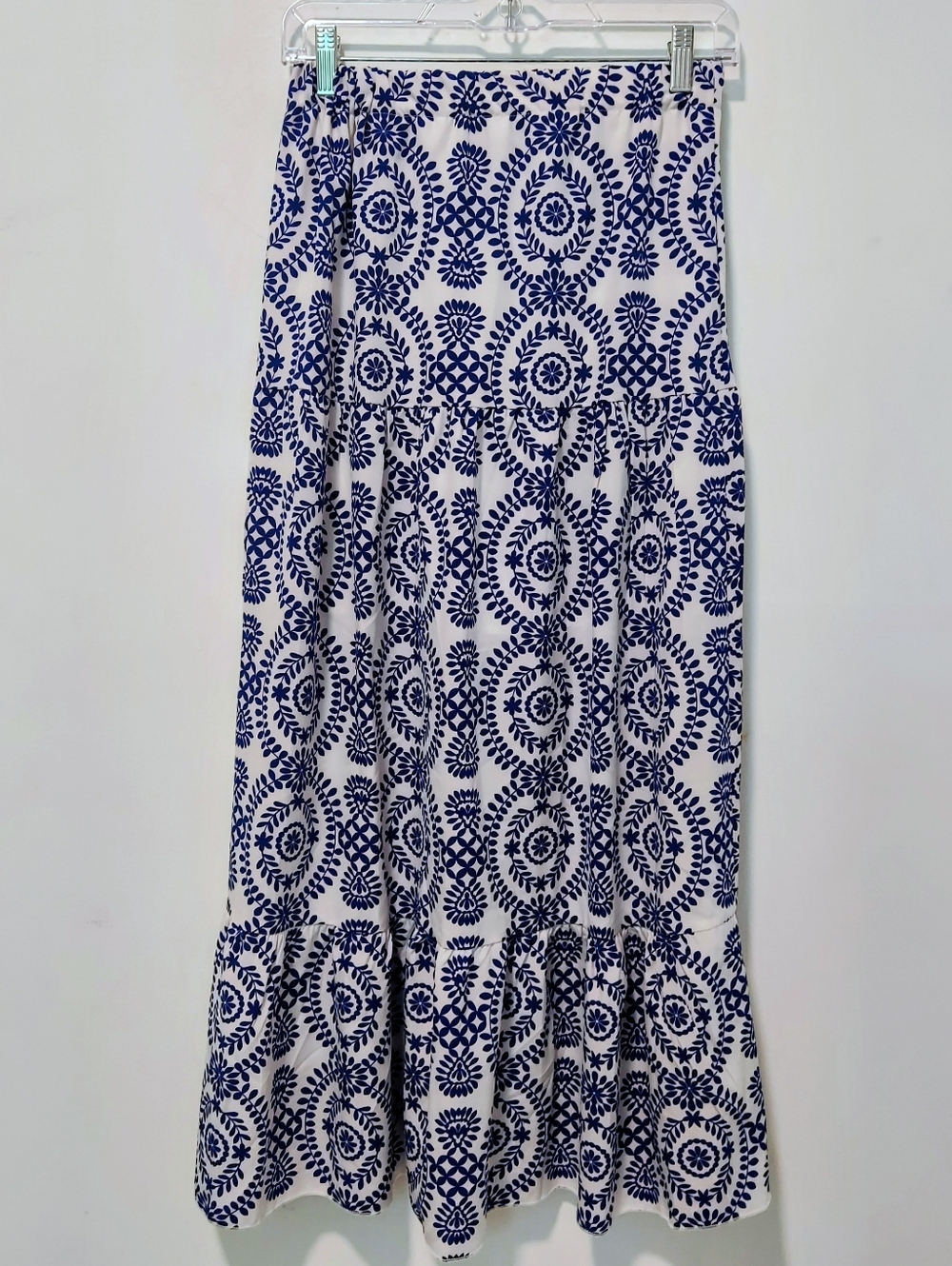 Women's Waist Fitted Elastic Maxi Skirt Size S - Picture 4 of 6